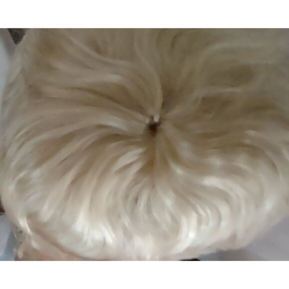 Wig Blonde Mullet Synthetic Hair Halloween costume small medium unisex - Picture 5 of 11